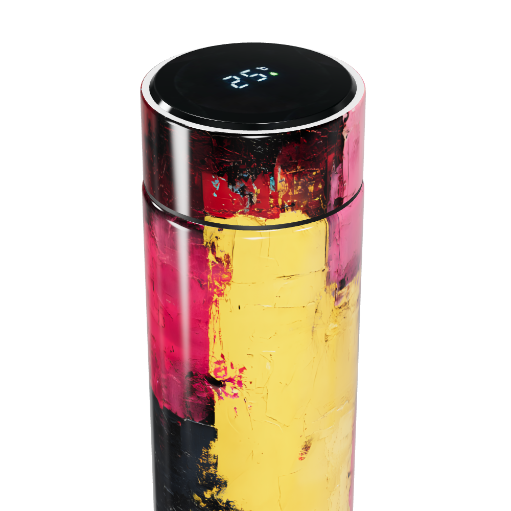 Garrafa Térmica Touch - Abstrata Multicolorida