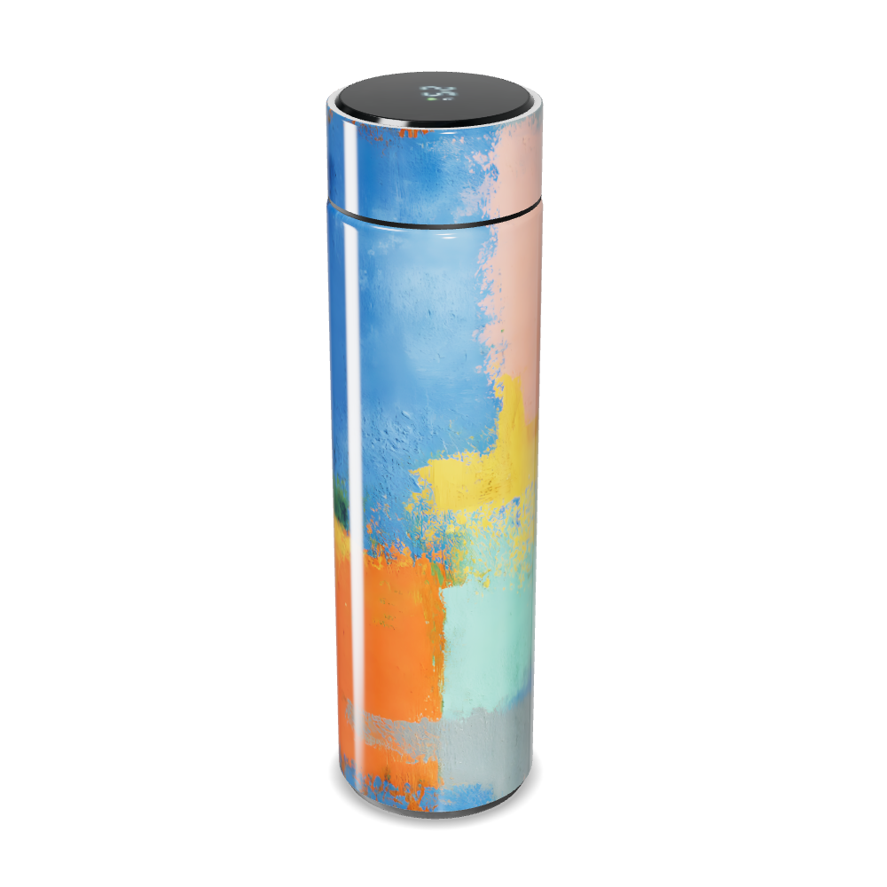 Garrafa Térmica Touch - Colorida Abstrata