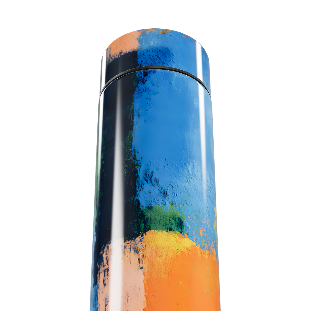 Garrafa Térmica Touch - Colorida Abstrata