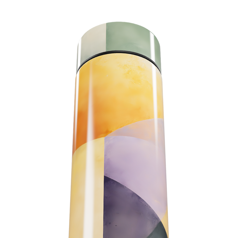 Garrafa Térmica Touch - Estampa Geométrica Colorida