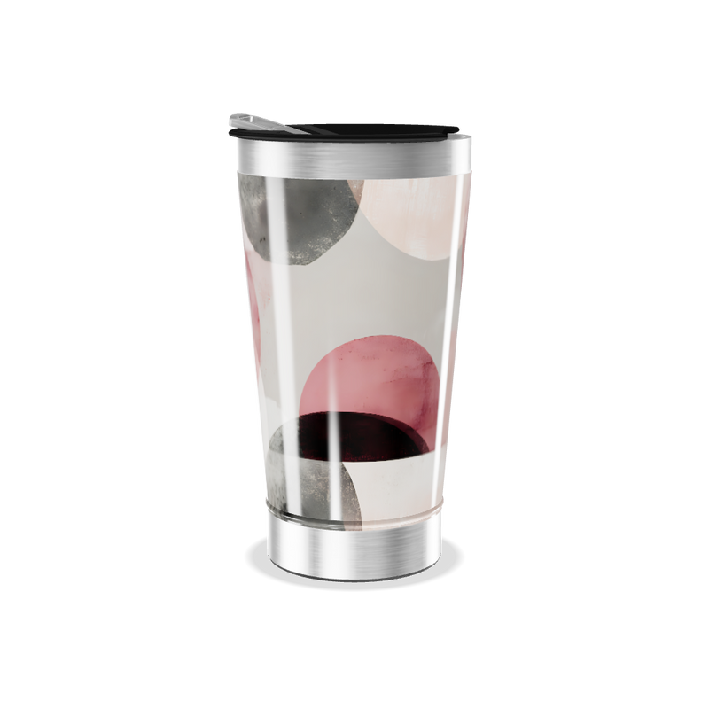 Copo Térmico - Estampa Abstrata Colorida