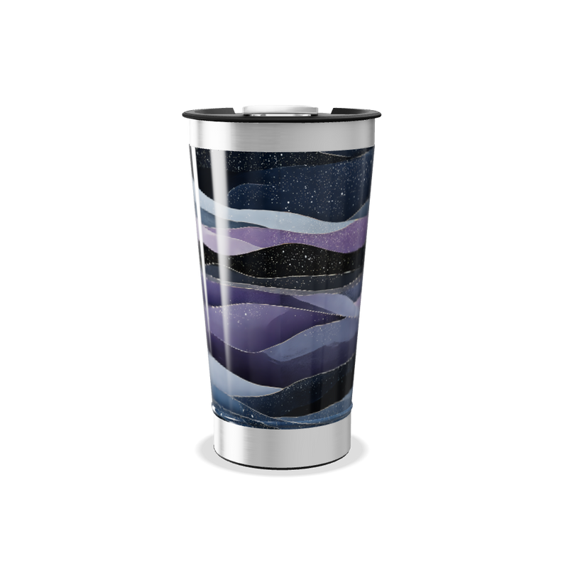 Copo Térmico - Estampa Noturna Colorida