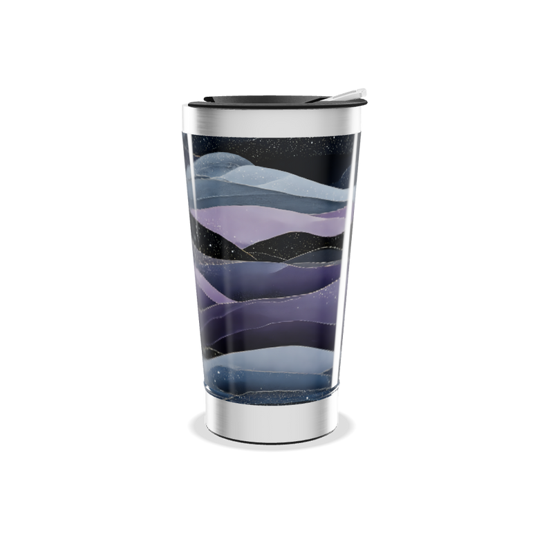 Copo Térmico - Estampa Noturna Colorida