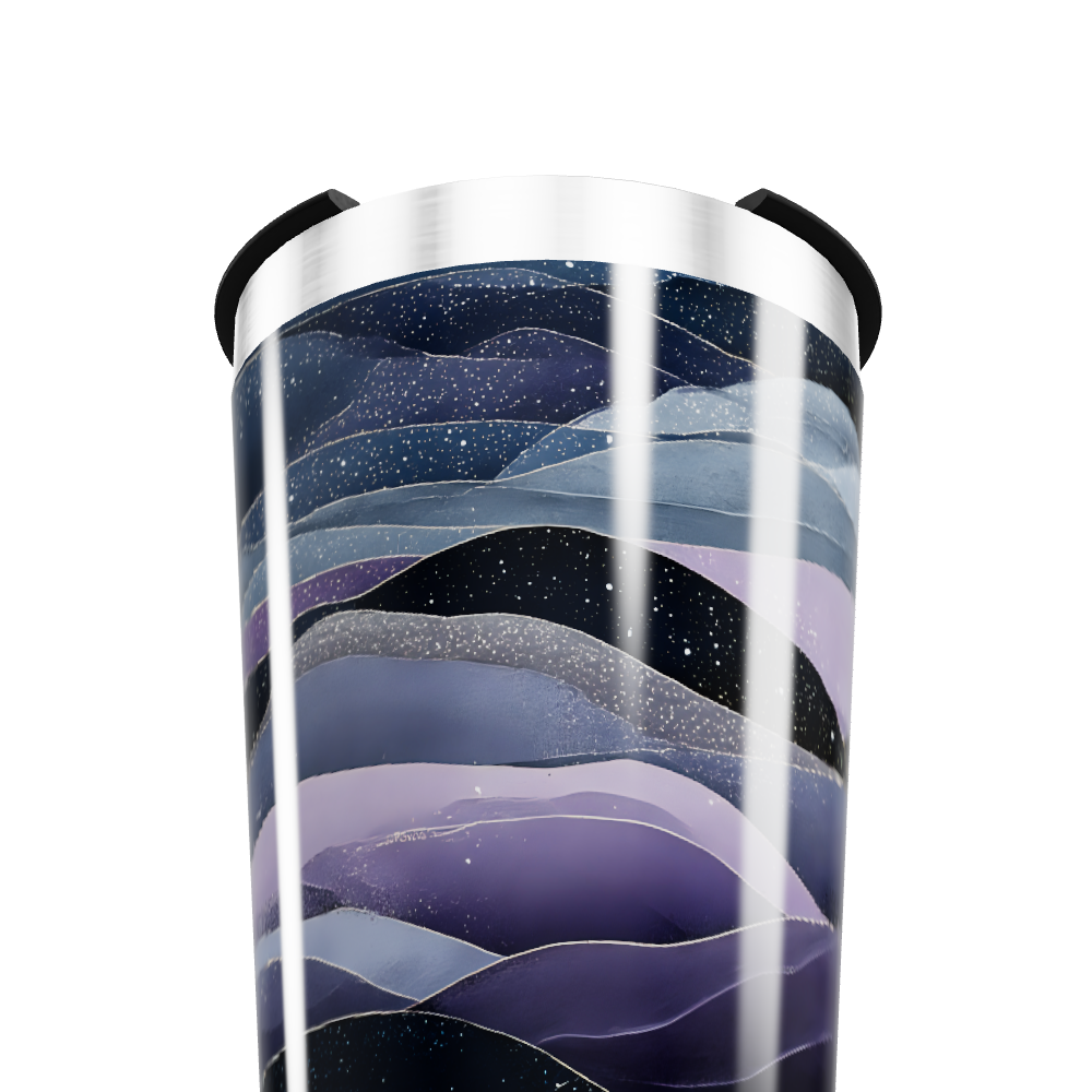 Copo Térmico - Estampa Noturna Colorida