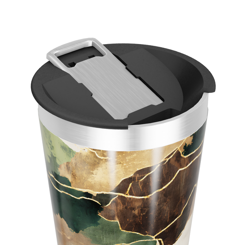 Copo Térmico - Estampa Geométrica Colorida