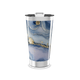 Copo Térmico - Azul Mármore Luxo