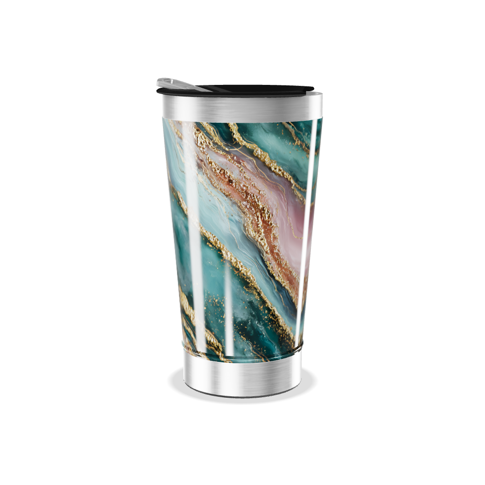 Copo Térmico - Mármore Multicolorido