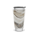 Copo Térmico - Marmorizado Bege Aço Inox