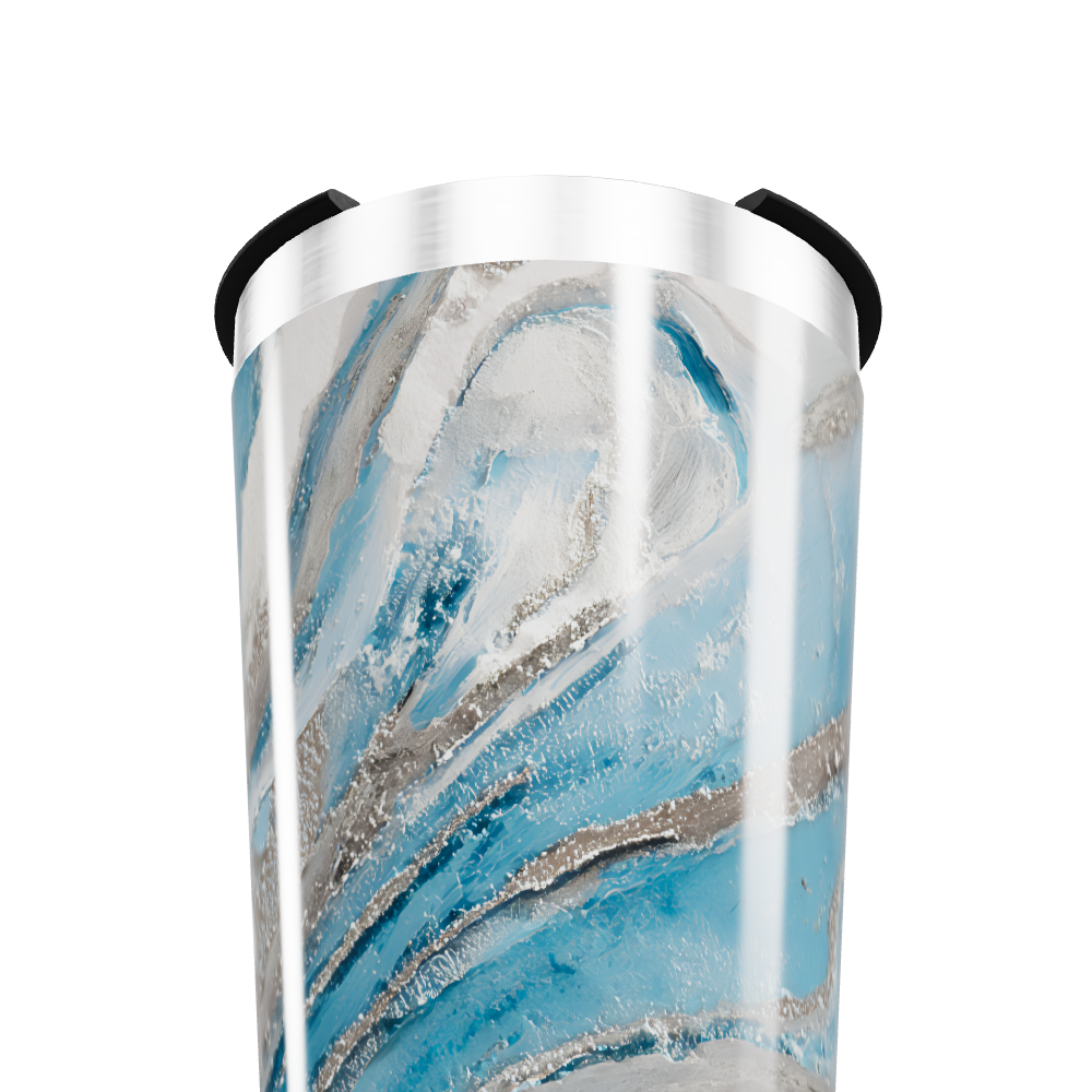 Copo Térmico - Azul Marmorizado Inox