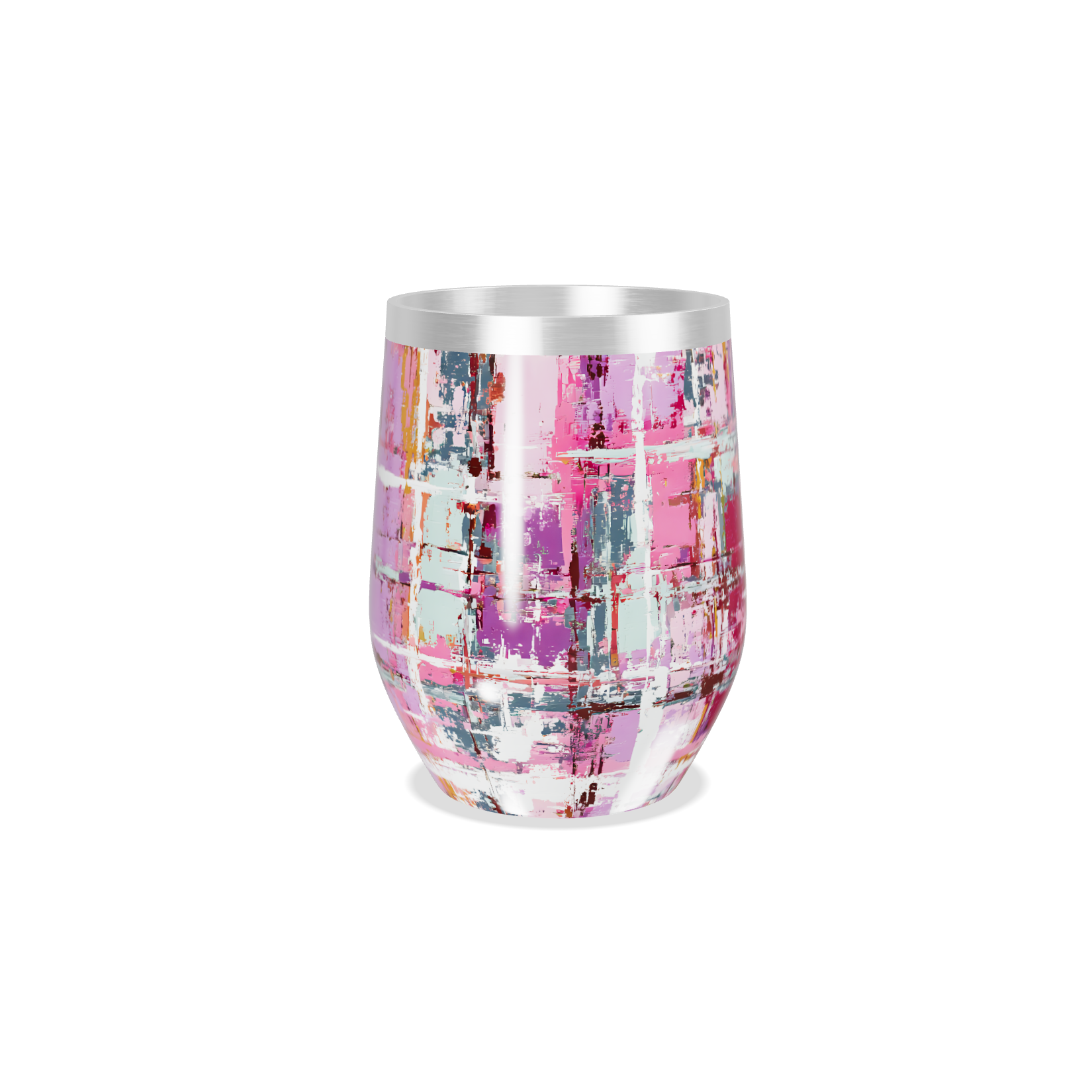 Copo Térmico Slim - Estampa Colorida Abstrata