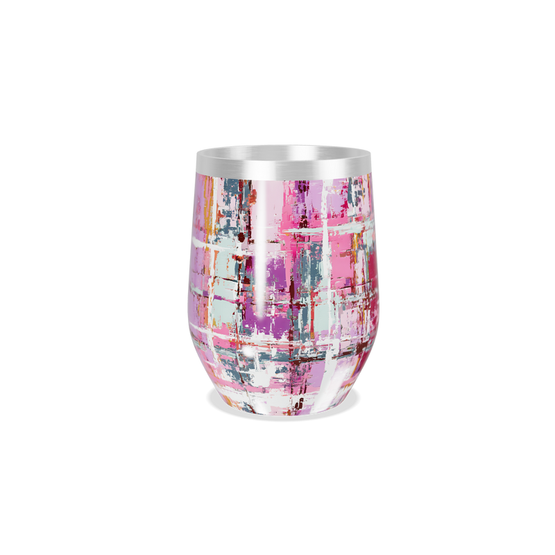 Copo Térmico Slim - Estampa Colorida Abstrata