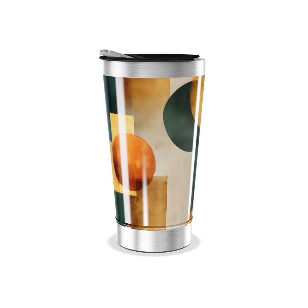 Copo Térmico - Estampa Geométrica Colorida
