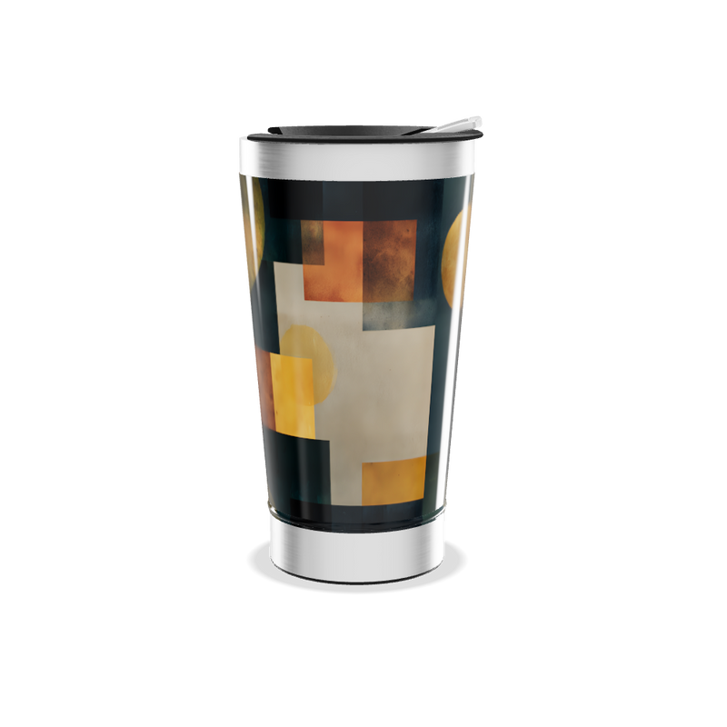 Copo Térmico - Estampa Geométrica Colorida