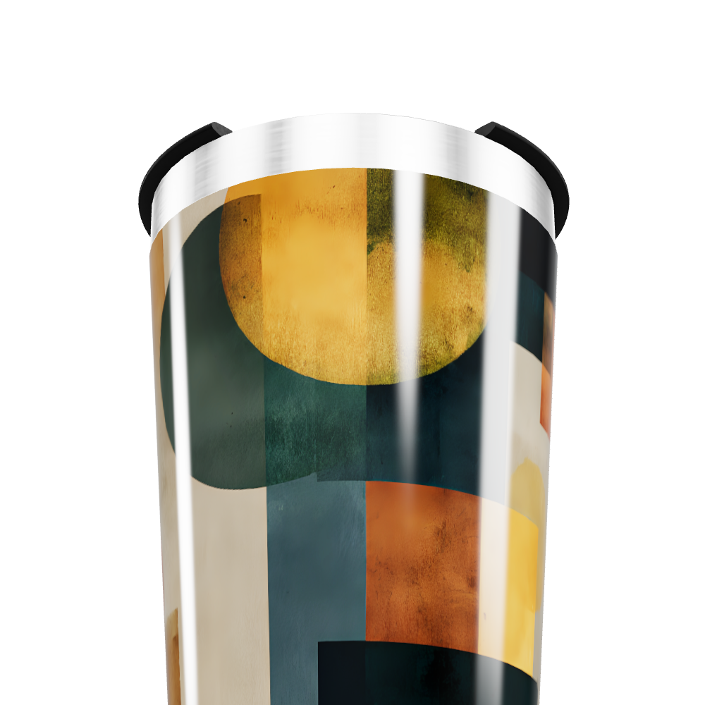 Copo Térmico - Estampa Geométrica Colorida