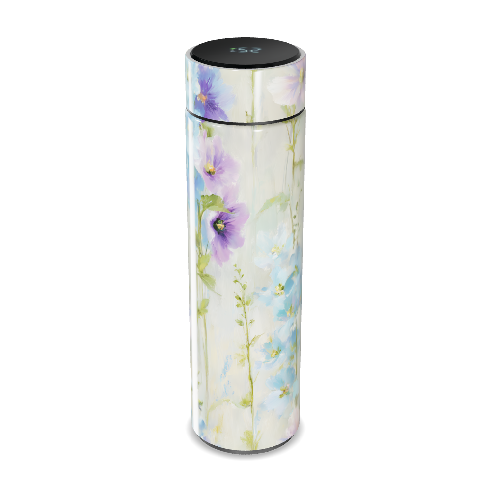 Garrafa Térmica Touch - Floral com Visor LED