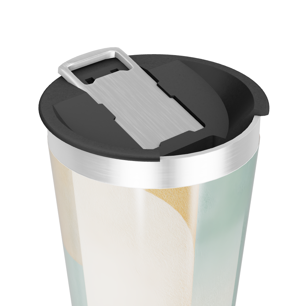 Copo Térmico - Estampa Abstrata Colorida