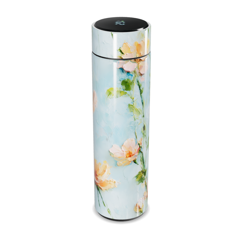 Garrafa Térmica Touch Flor - Estampa Floral Colorida