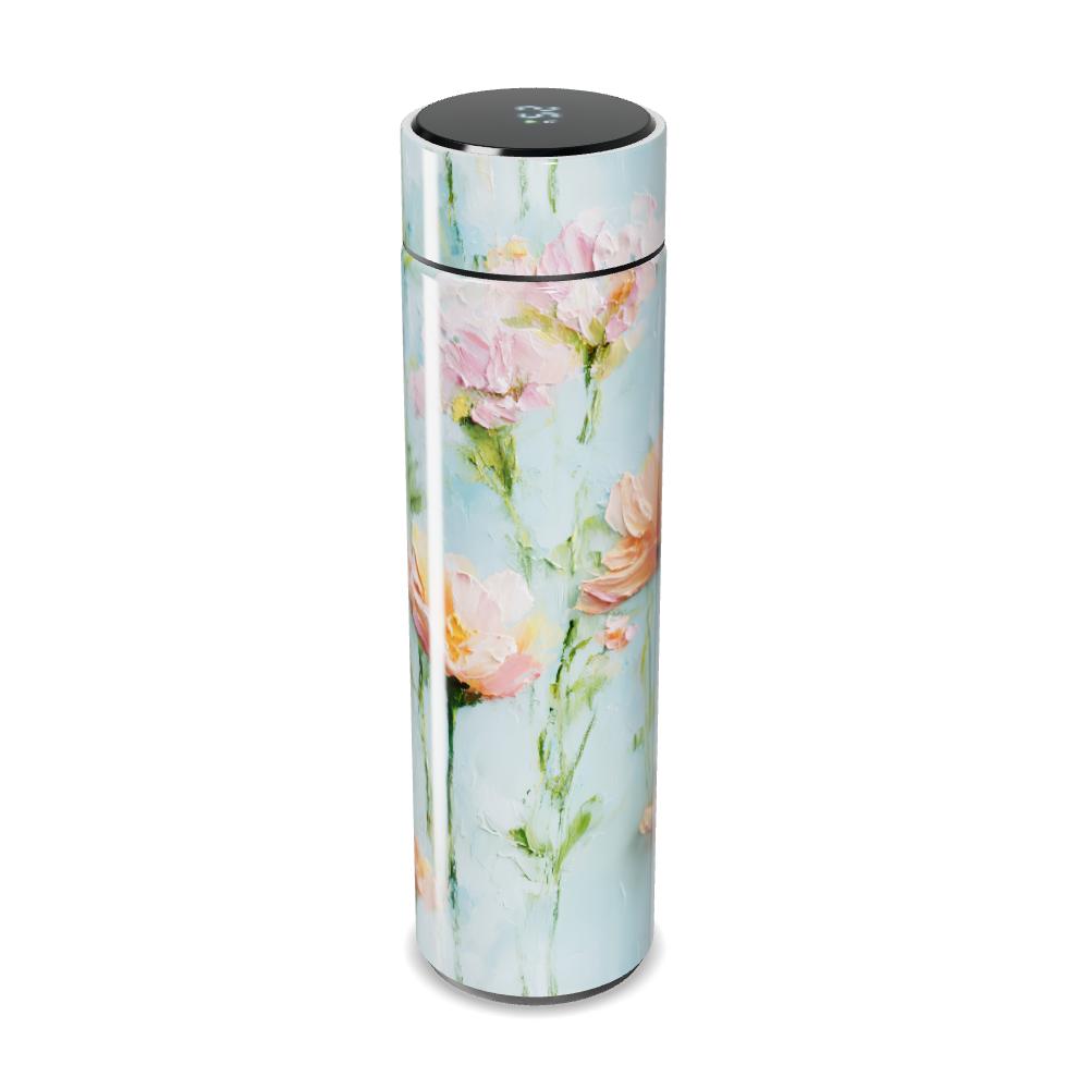 Garrafa Térmica Touch Flor - Estampa Floral Colorida