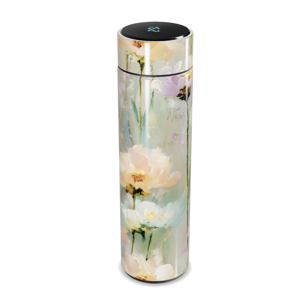 Garrafa Térmica Touch - Floral com Display Digital