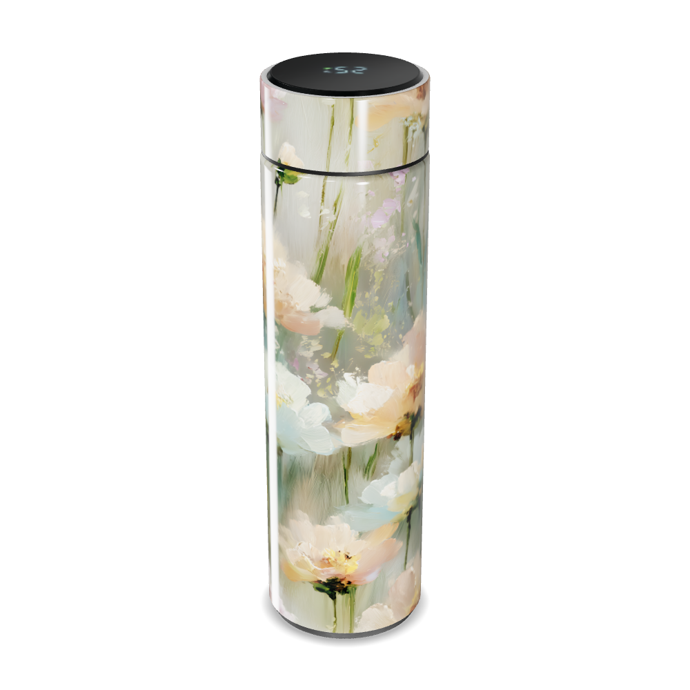 Garrafa Térmica Touch - Floral com Display Digital