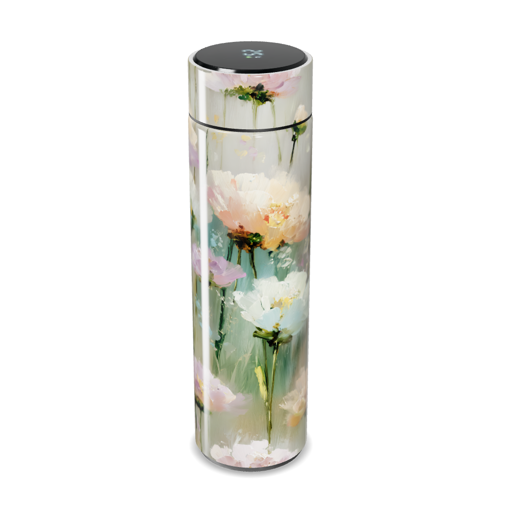 Garrafa Térmica Touch - Floral com Display Digital