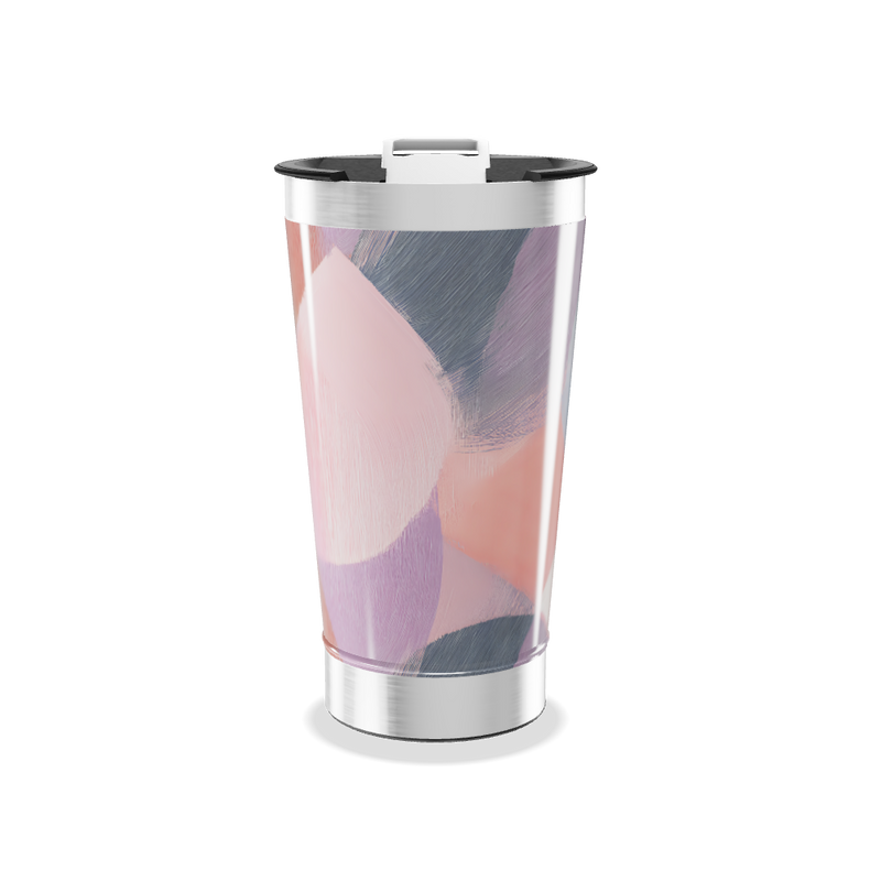 Copo Térmico - Design Abstrato Colorido