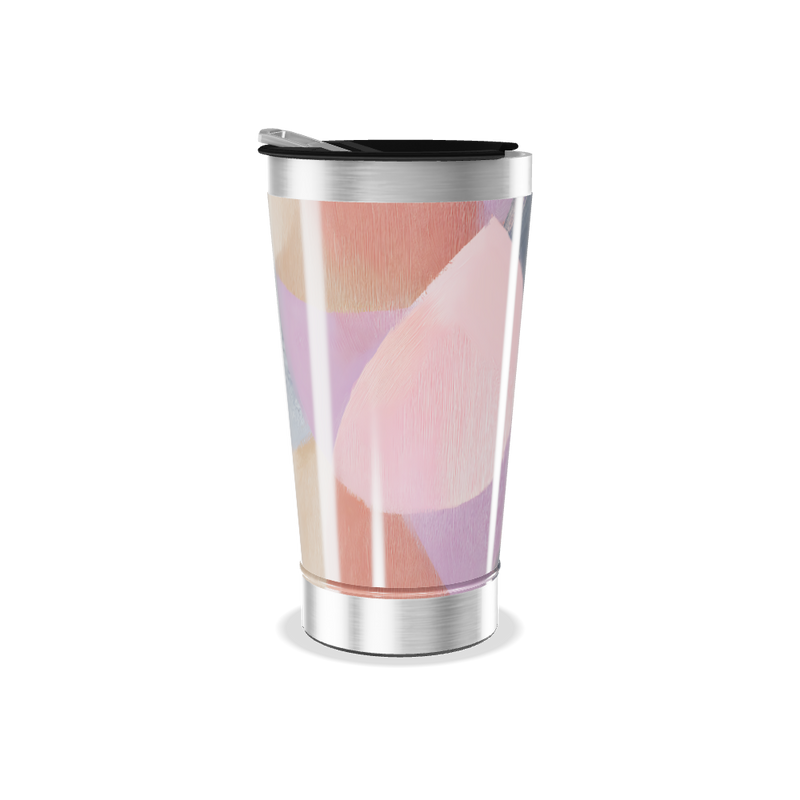 Copo Térmico - Design Abstrato Colorido