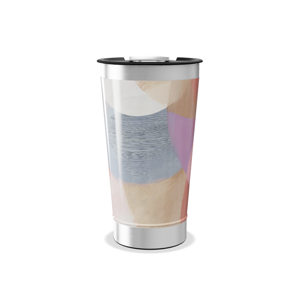 Copo Térmico - Design Abstrato Colorido
