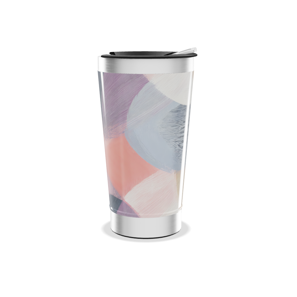 Copo Térmico - Design Abstrato Colorido