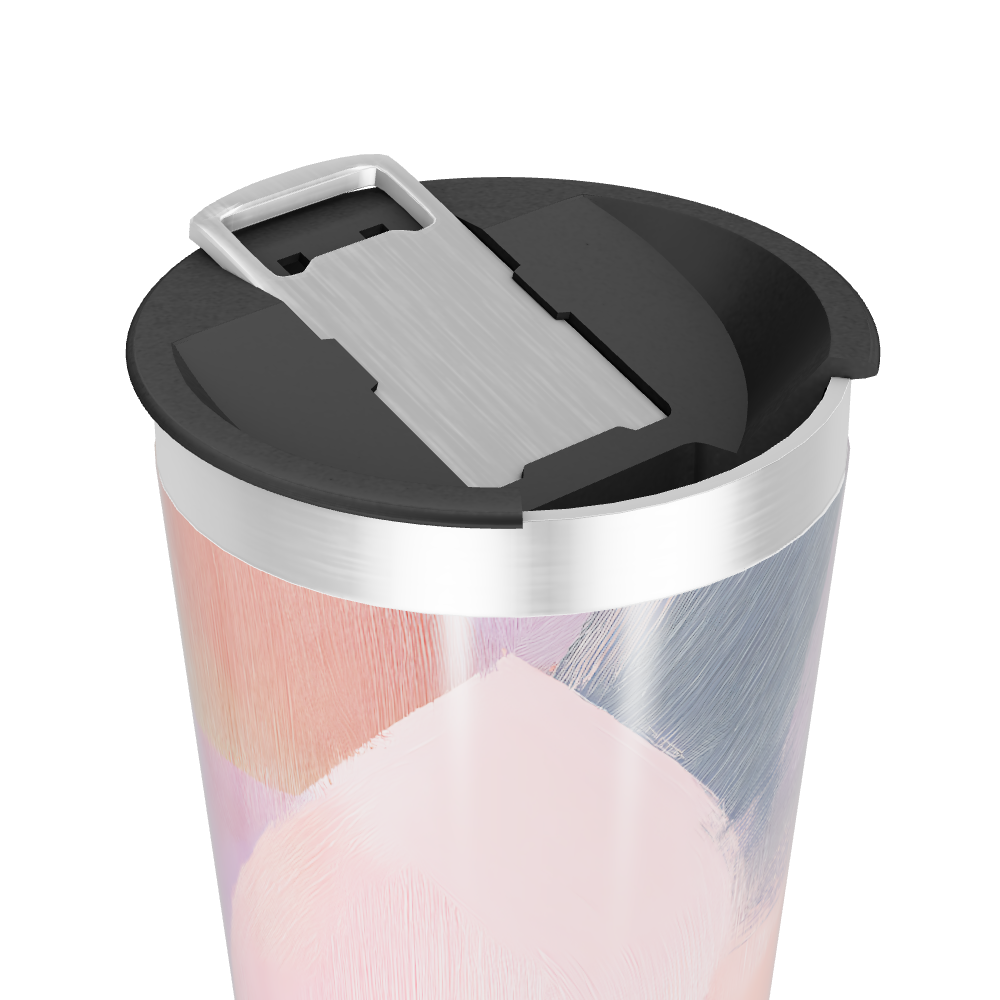 Copo Térmico - Design Abstrato Colorido