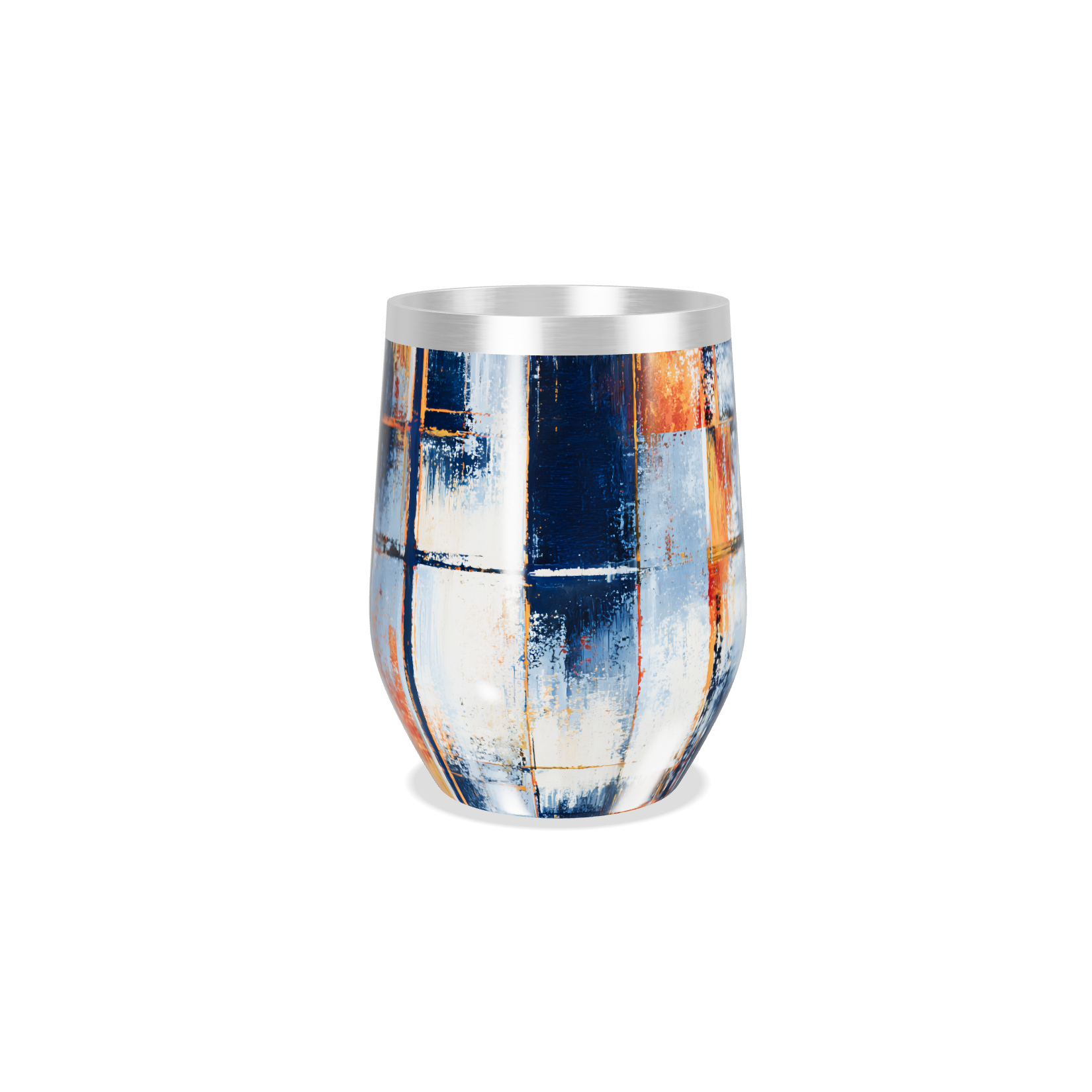 Copo Térmico Slim - Estampa Abstrata Colorida