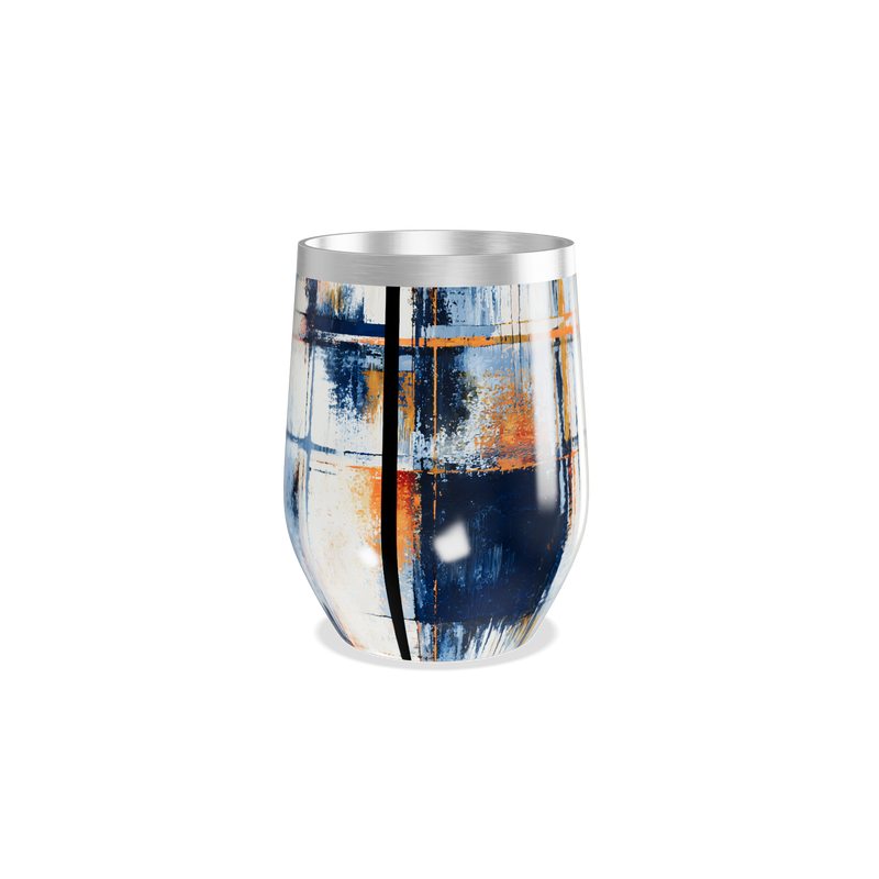 Copo Térmico Slim - Estampa Abstrata Colorida