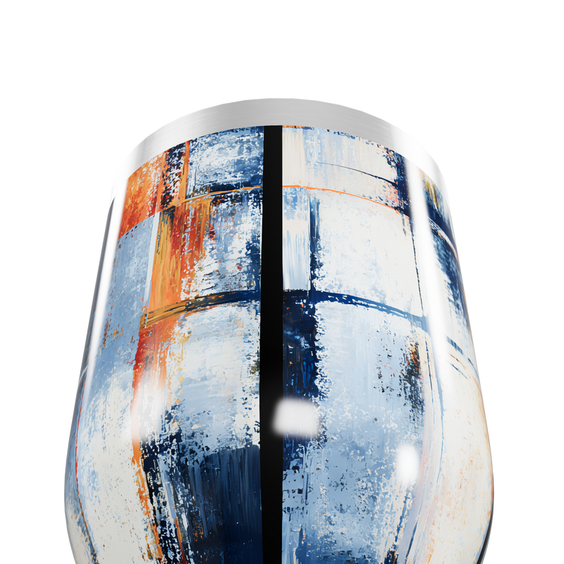 Copo Térmico Slim - Estampa Abstrata Colorida