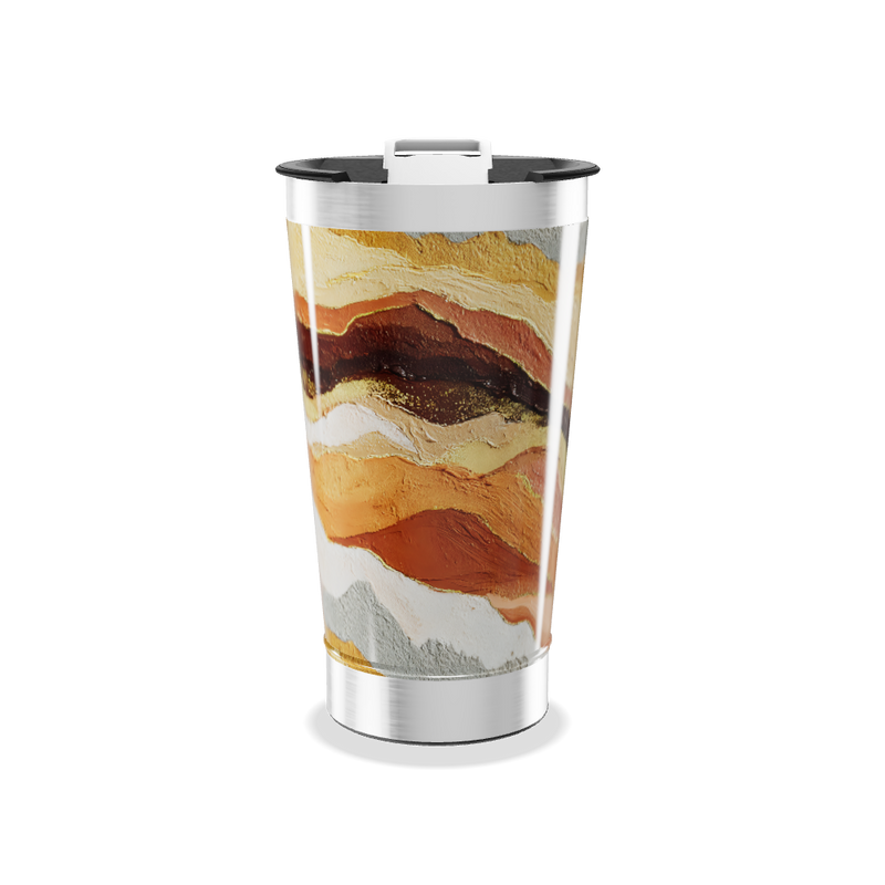 Copo Térmico - Estampa Ártica Colorida