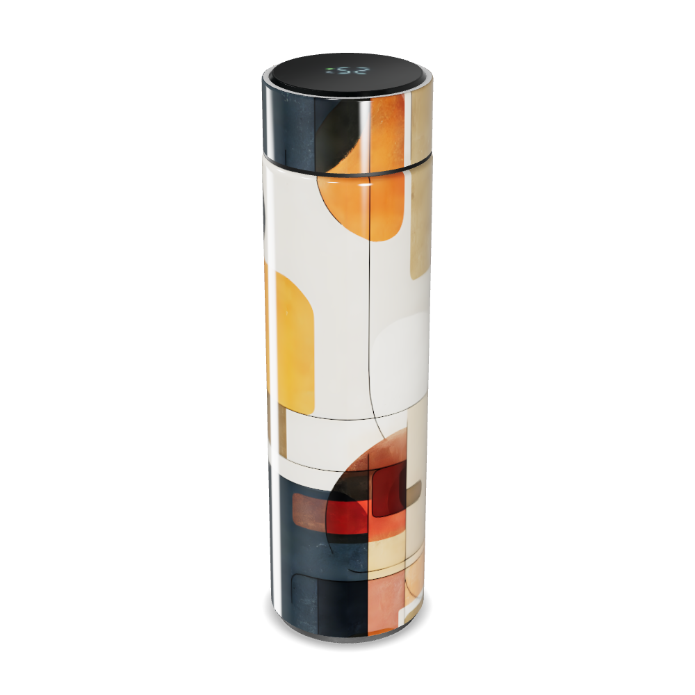 Garrafa Térmica Touch - Estampa Moderna Colorida