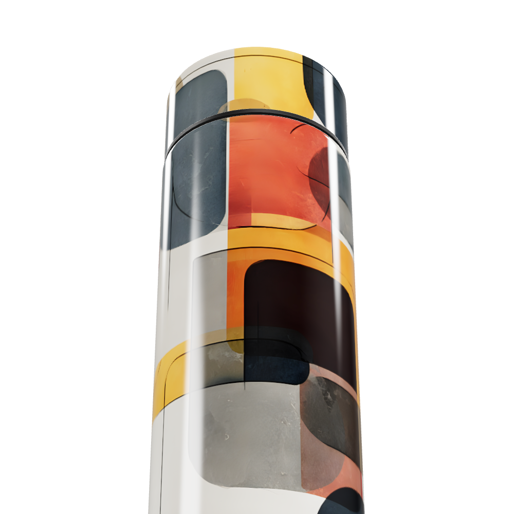 Garrafa Térmica Touch - Estampa Moderna Colorida