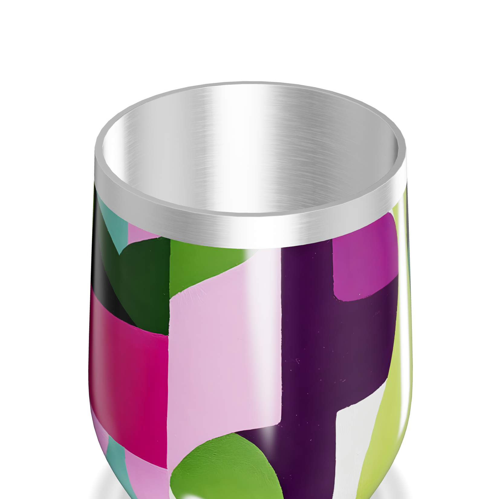 Copo Térmico Slim - Abstrato Colorido Aço Inox