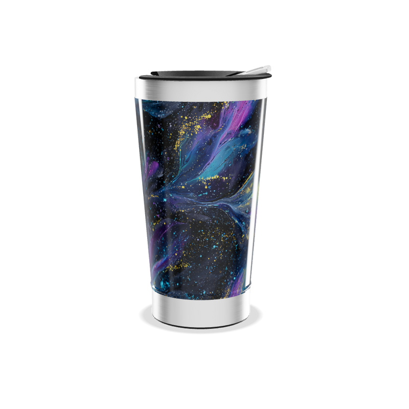 Copo Térmico - Design Galáxia Colorido