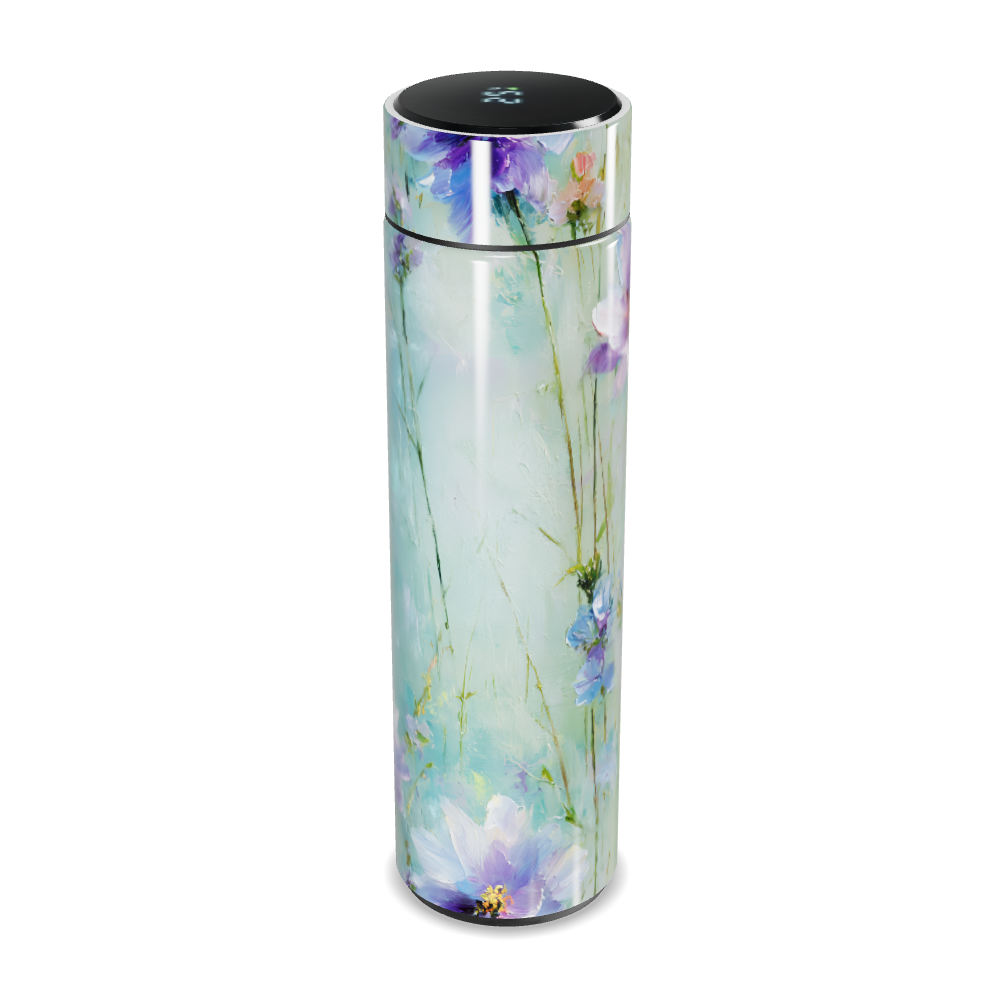 Garrafa Térmica Touch - Floral Verde