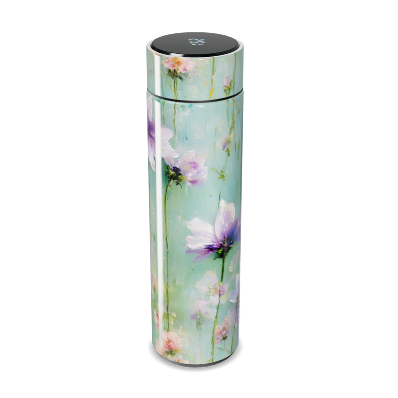 Garrafa Térmica Touch - Floral Verde