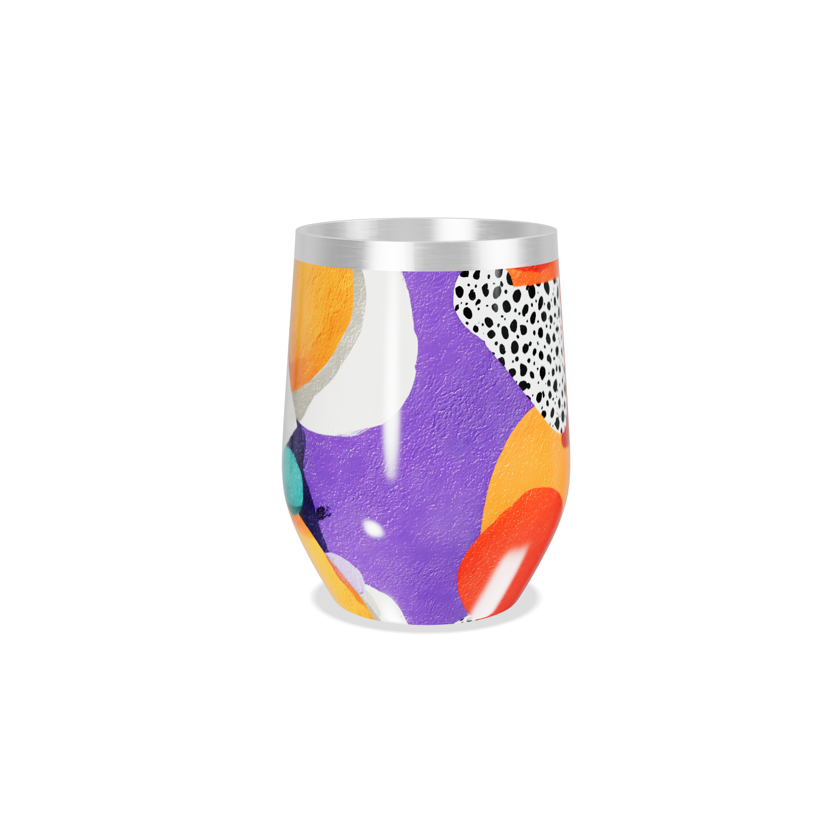 Copo Térmico Slim - Estampado Colorido Aço Inox