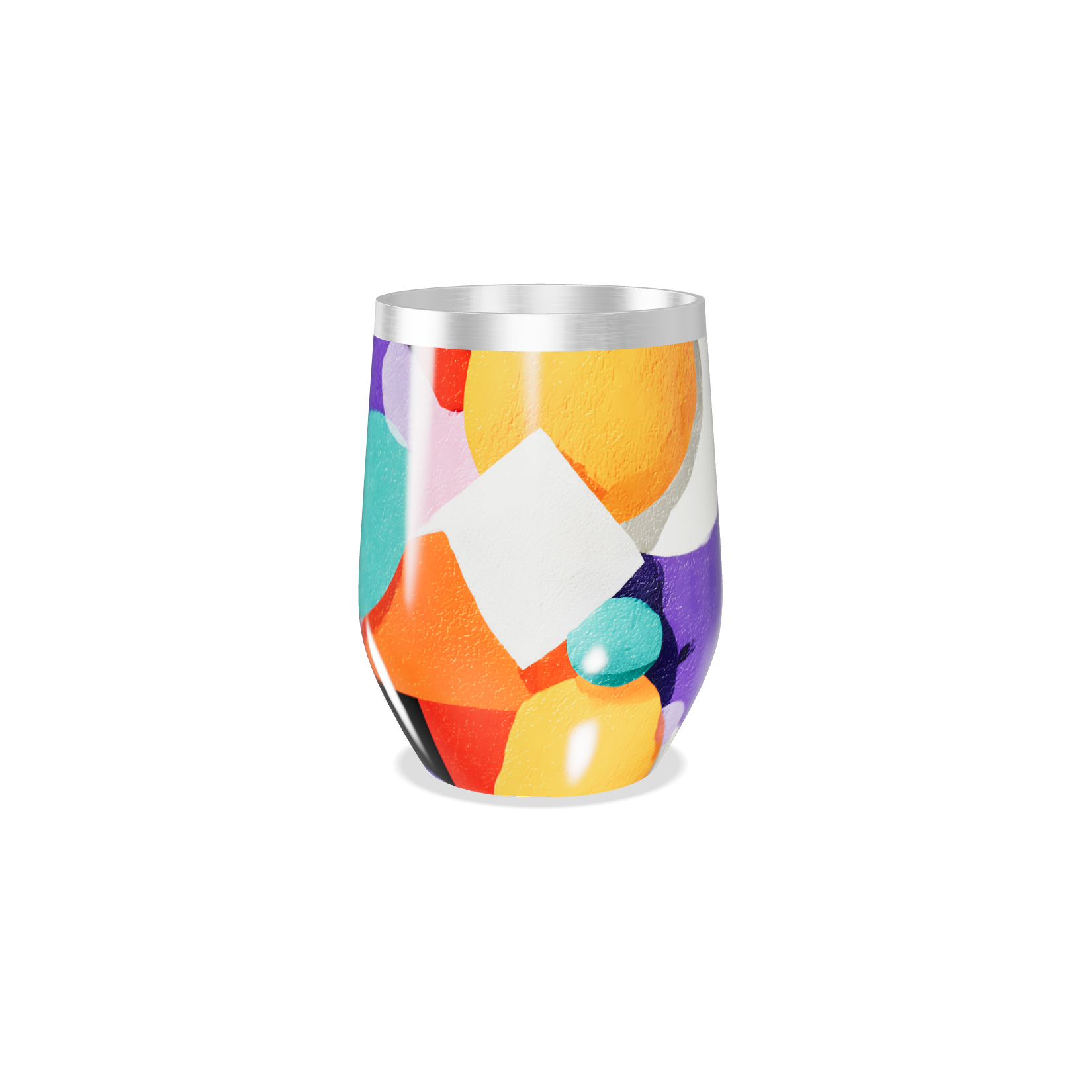 Copo Térmico Slim - Estampado Colorido Aço Inox