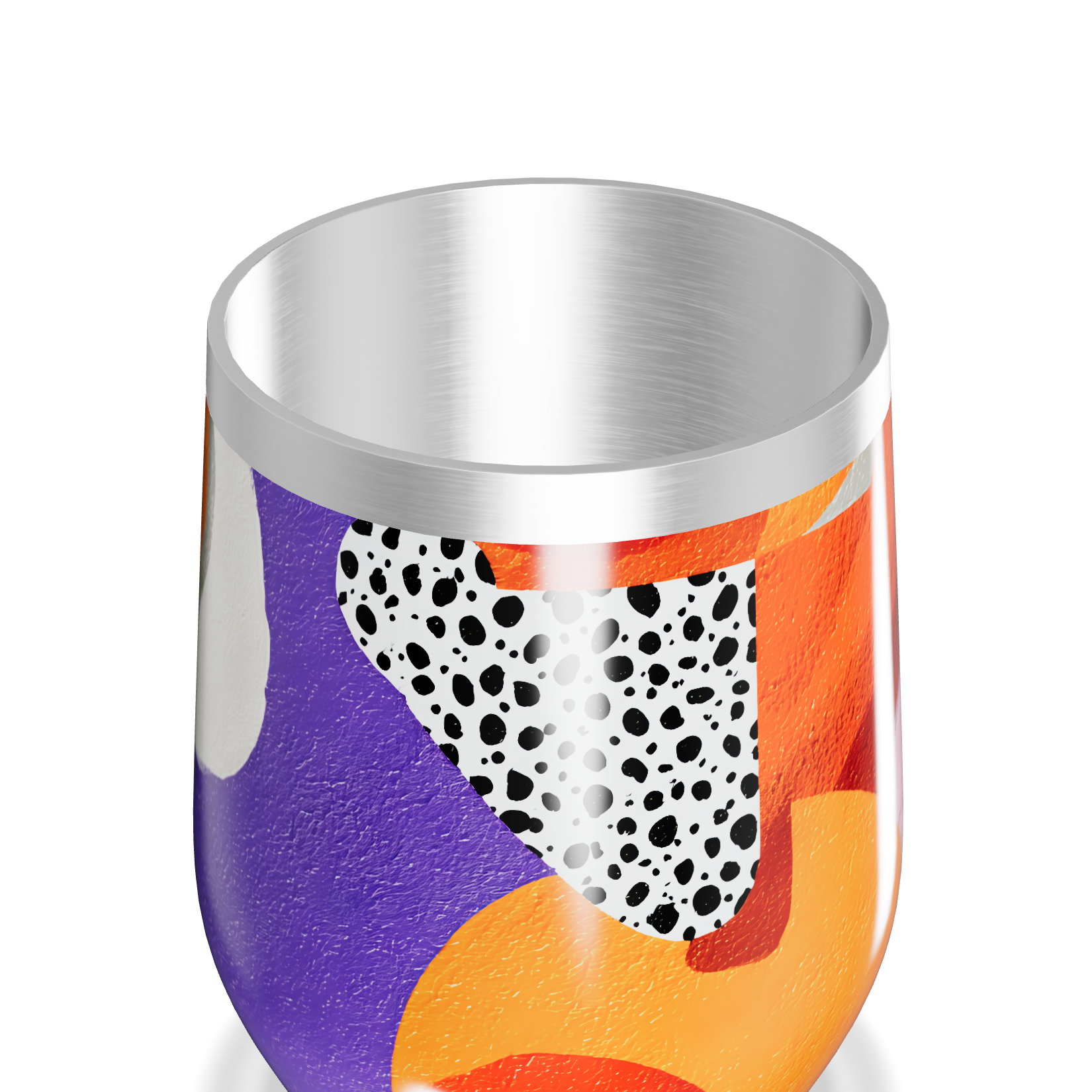 Copo Térmico Slim - Estampado Colorido Aço Inox