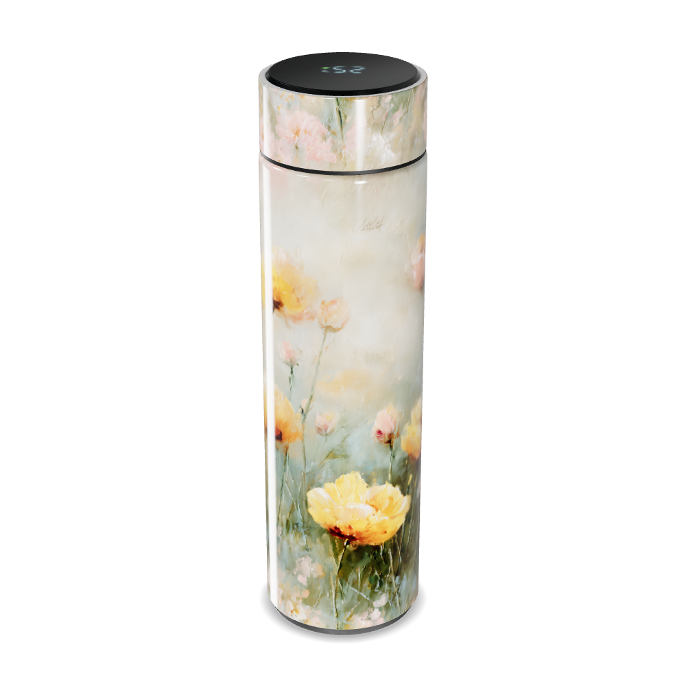 Garrafa Térmica Touch - Floral com Visor LED