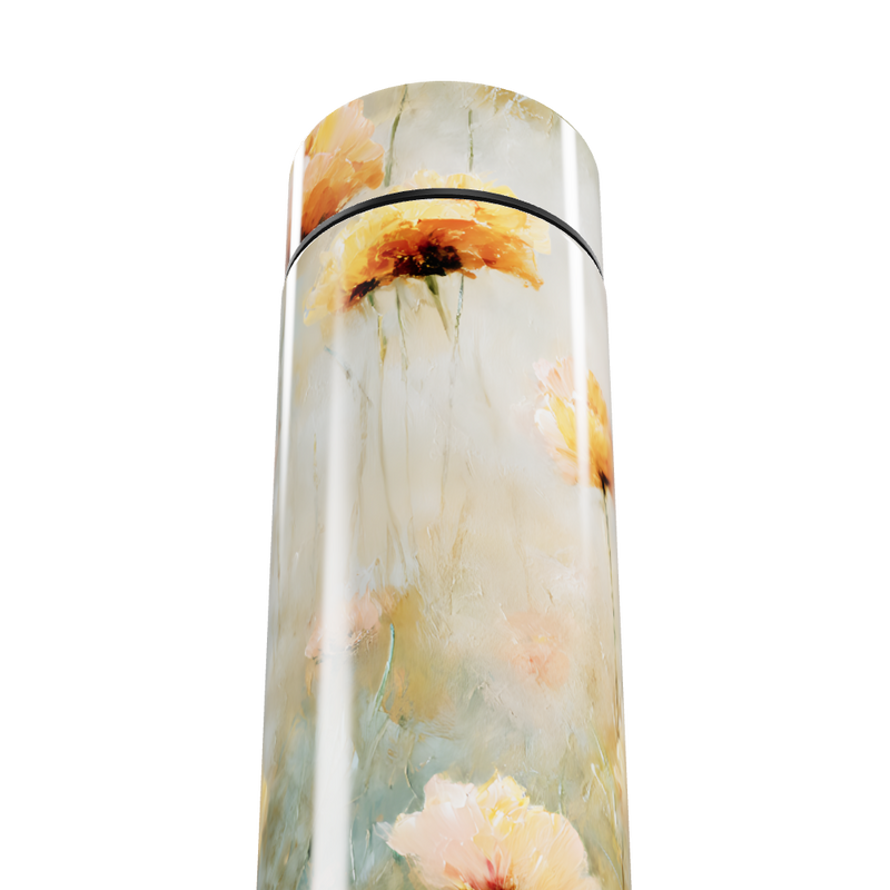 Garrafa Térmica Touch - Floral com Visor LED