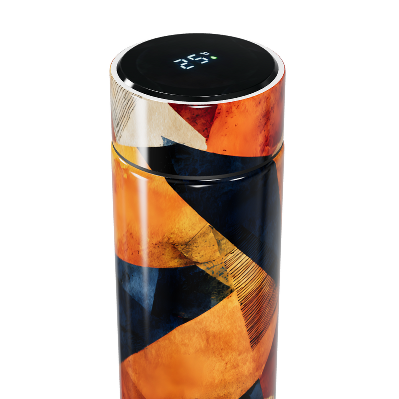 Garrafa Térmica Touch - Abstrata Colorida