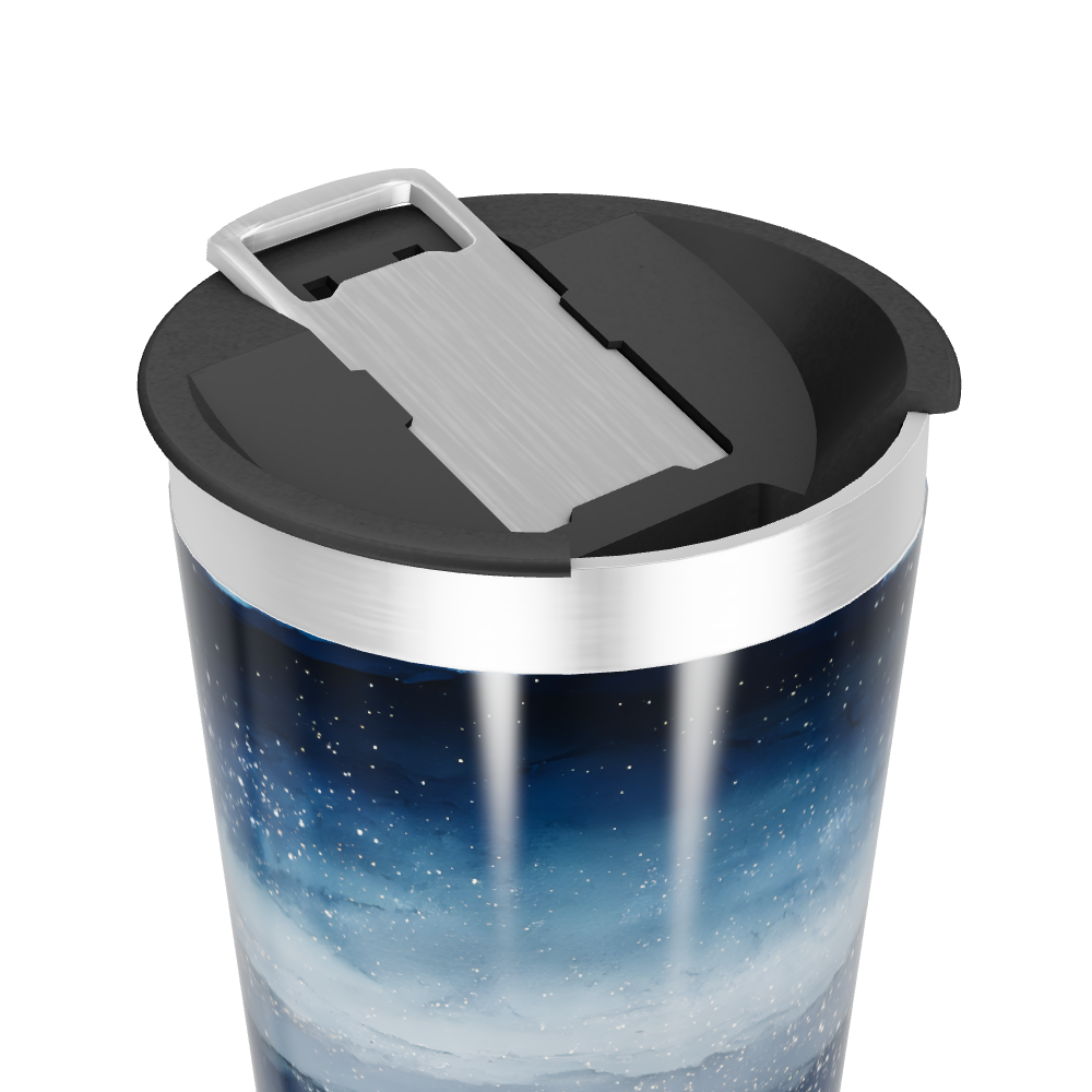 Copo Térmico - Azul Galáxia Inox