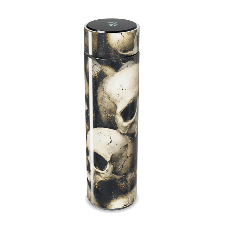 Garrafa Térmica Touch - Estampa Caveiras Aço