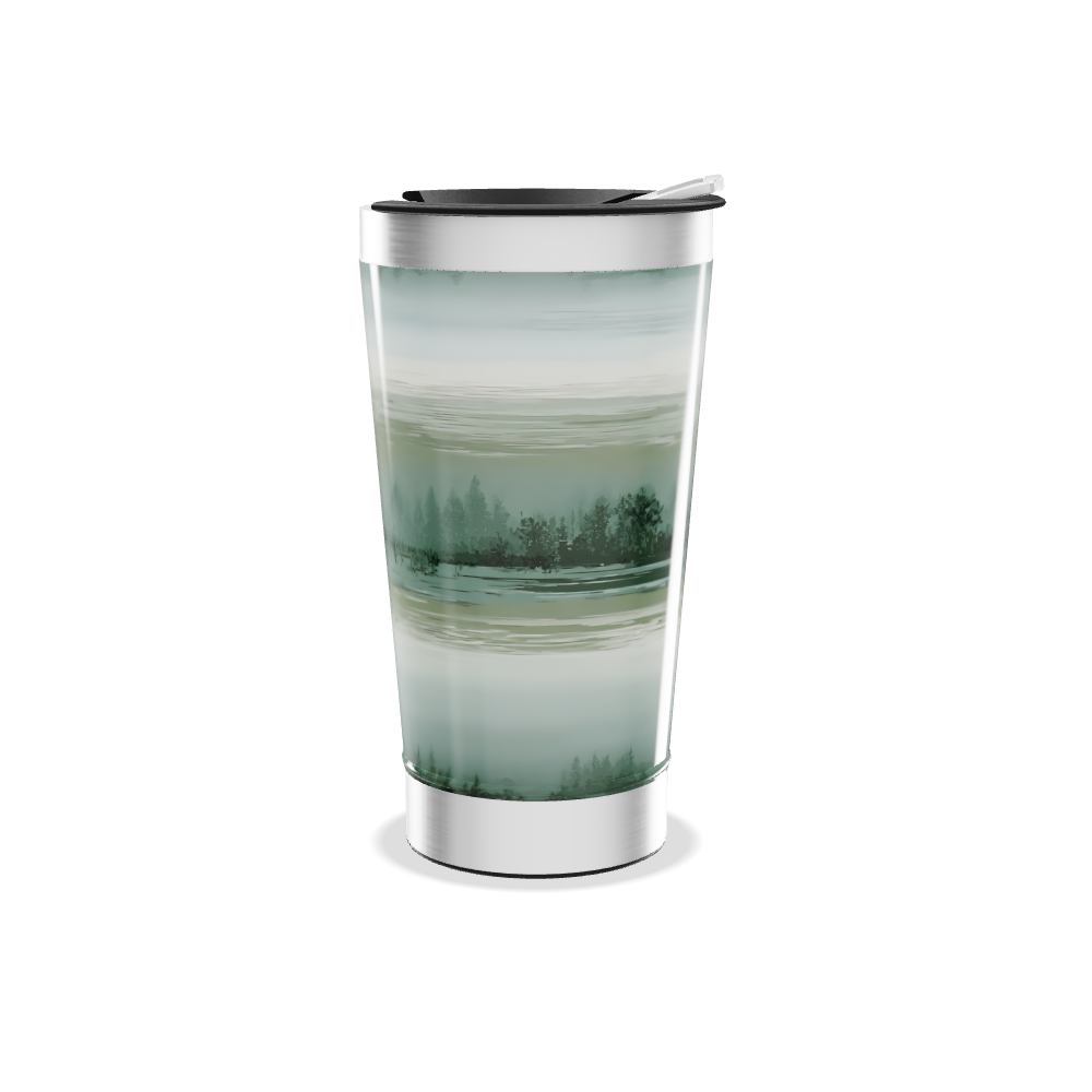 Copo Térmico - Paisagem Verde Floresta