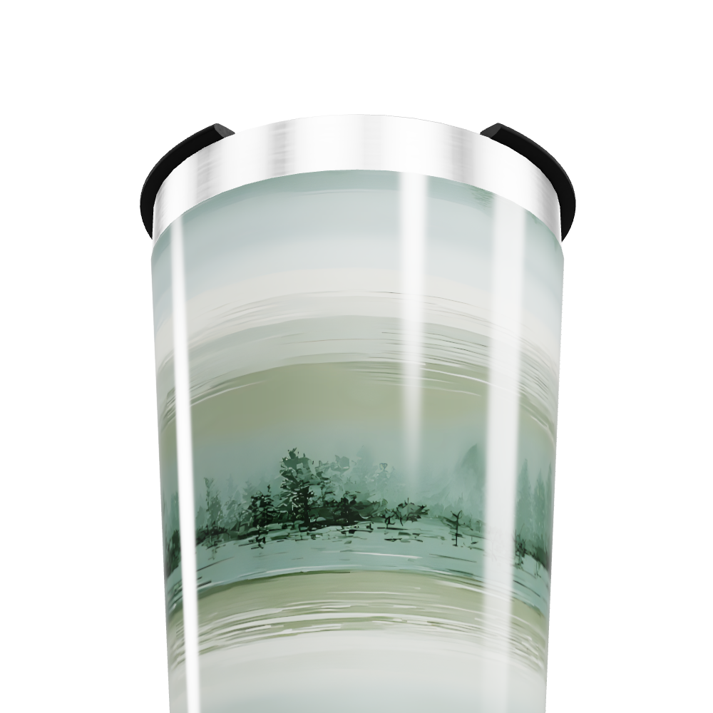 Copo Térmico - Paisagem Verde Floresta